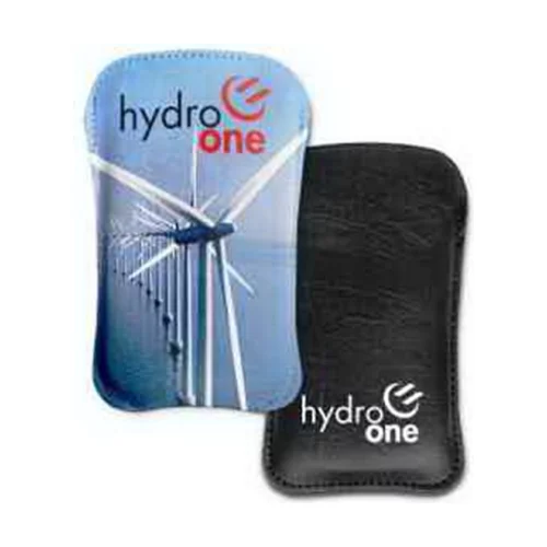 Grande housse pour téléphone portable en similicuir et caoutchouc poly.