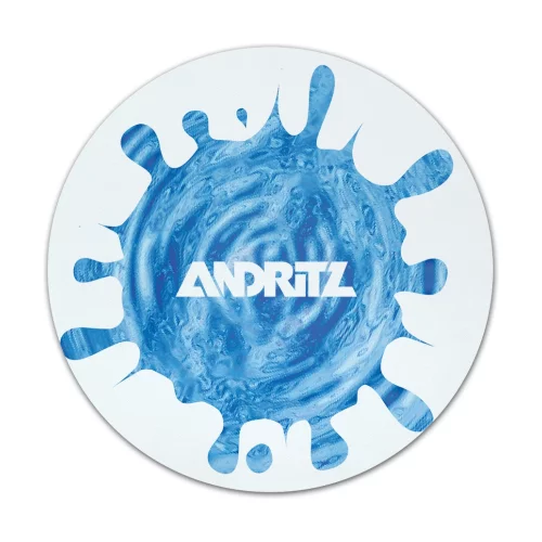 Chiffon de nettoyage rond en microfibre avec impression sur tampon