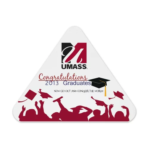 Chiffon de nettoyage triangulaire en microfibre avec sublimation des teintures