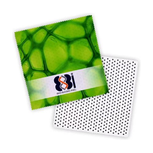 Chiffon de nettoyage en microfibre avec des points en silicone (7" x 7")