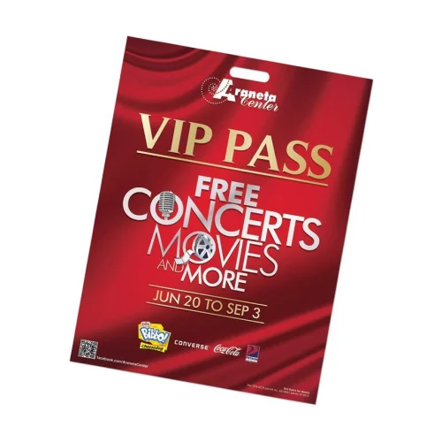 Show Pass Tear Proof Event Card