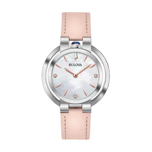 Bulova 96P197 RUBAIYAT - Argent & Or Rose