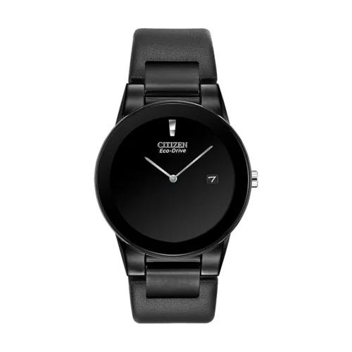 Montre Citizen Axiom - Cuir noir