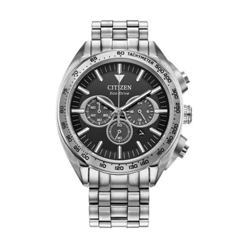 Montre Citizen Carson Sports Luxury Chronographe - Argent & Noir
