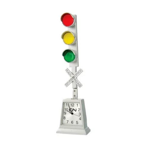 Matsuda Miniature Railway Cross Light Shape Desk Clock