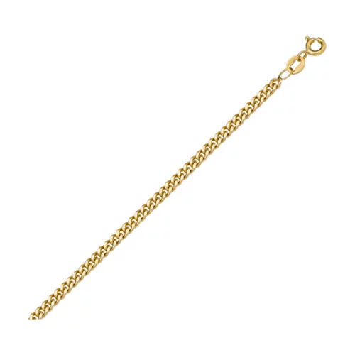 18" 18K Gold Curb Necklaces - 2.4 gm
