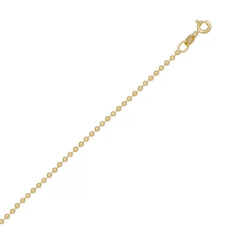 14K gold 18" Necklaces - Bead