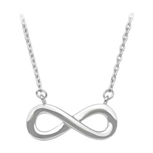 10K white gold fashion Necklaces with Pendants - Infinite Love