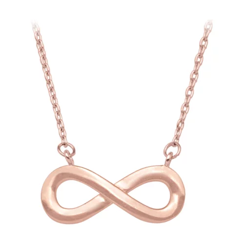 10K pink rose gold fashion Necklaces with Pendants - Infinite Love