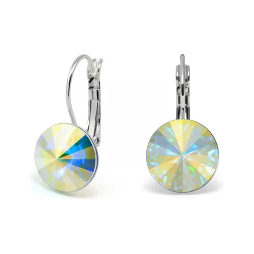 Boucles d'oreilles pendantes en cristal Swarovski Elements - Aurore boréale