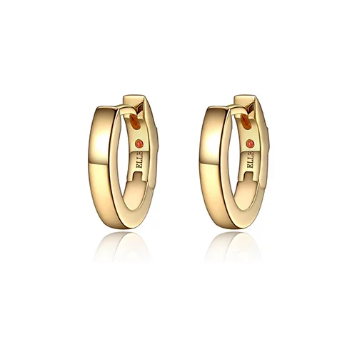 ELLE "Hoops" Sterling Silver Mini Hoop Earrings - Gold