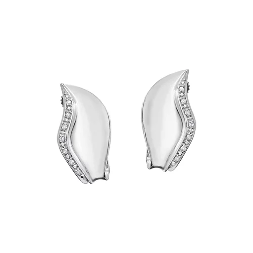 Diamond Stud Earrings in Sterling Silver (0.07 CT. T.W.) - Silver