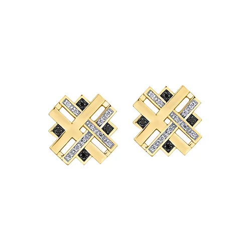 Diamond Stud Earrings in 10K (0.048 and 0.1 CT. T.W.) - Gold