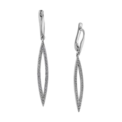 Diamond Fashion Stud Earrings in 10K (0.2 CT. T.W.) - Silver