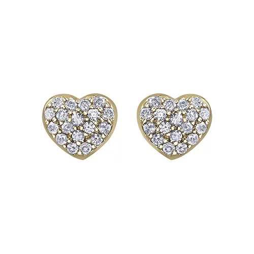 Diamond Stud Earrings in 10K (0.18 CT. T.W.) - Gold