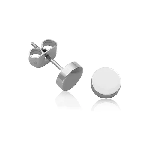 CJ Steelx 5mm Stud Stainless Steel Earrings