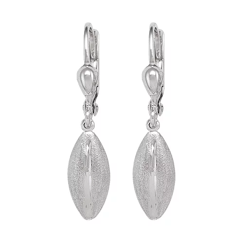 10K Silver Fashion Drop Earrings