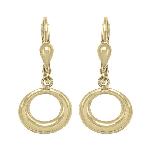 10K Gold Drop Earrings - 1.5gm