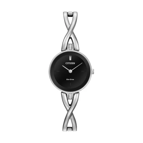 Montre Citizen Axiom Twist - Argent & Noir