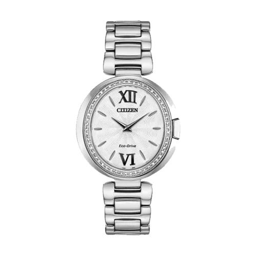 Montre Citizen Capella - 54 diamants - Argent