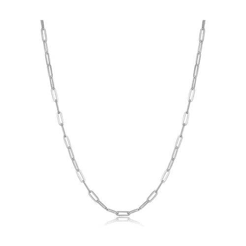 Charles Garnier Sterling Silver "PAPERCLIP" 3.5mm Link Necklace - Silver