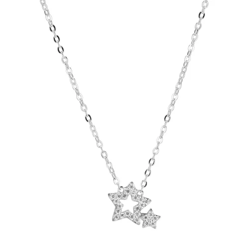 Diamondlite Cubic Zirconia Starlight Necklace - Silver