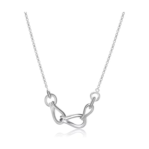 ELLE "Coalesce" Sterling Silver Link Necklace - Silver