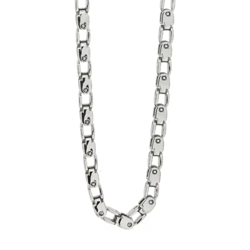 STEELX 5mm Bicycle Chain Necklace - Silver