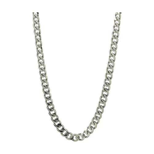 STEELX 10mm Curb Chain - Silver