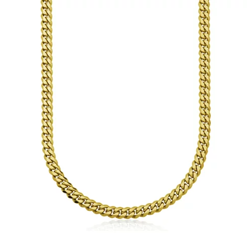 STEELX 10mm Curb Chain - Gold