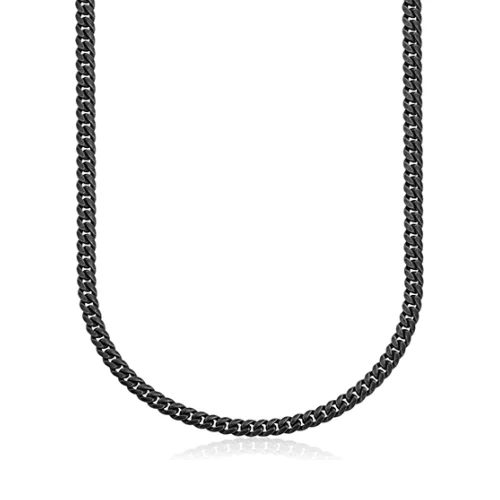 Chaîne de bordure courbée en acier 8mm - Noir antique