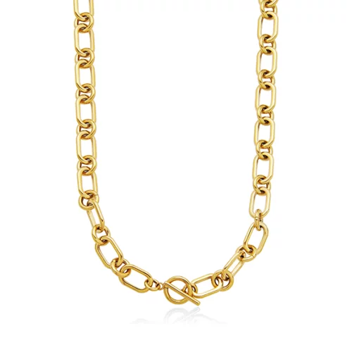 CJ Steelx Oval Link Chain - Gold