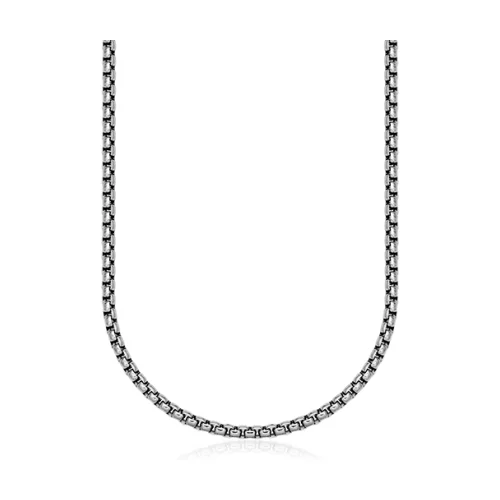 CJ Steelx 5mm Round Box Chain - Silver