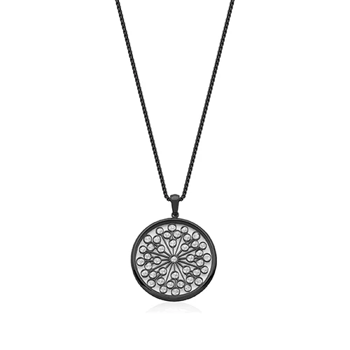 CJ Steelx SkyFall Necklace in IP Black