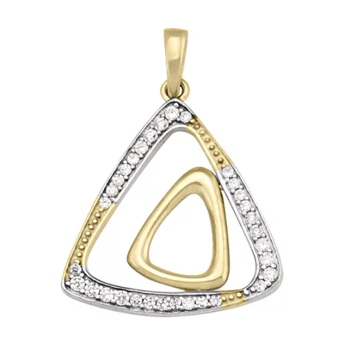 10K gold CZ fashion Pendants