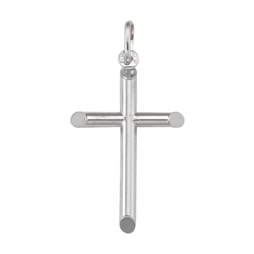 Pendentifs croix en or blanc 14 carats