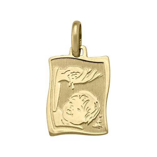 Pendentifs de baptême en or 14 carats - 1,4 g