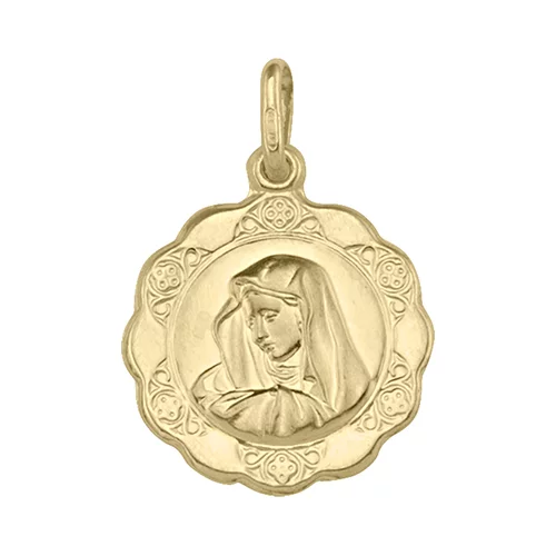 Pendentifs de la Vierge en or 14 carats - 1,3 g