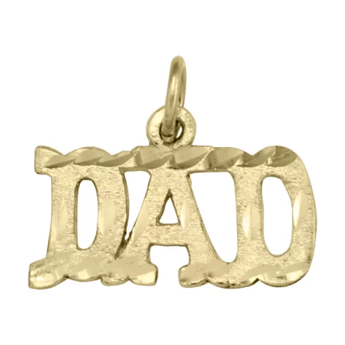10K gold charm - Dad