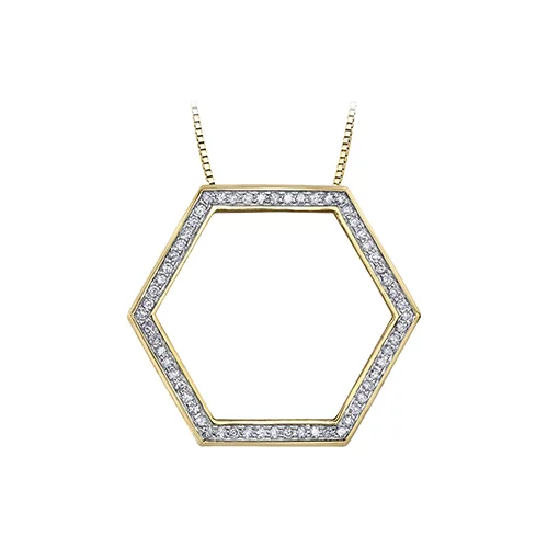 Diamond Pendant in 10K (0.25 CT. T.W.) - Gold