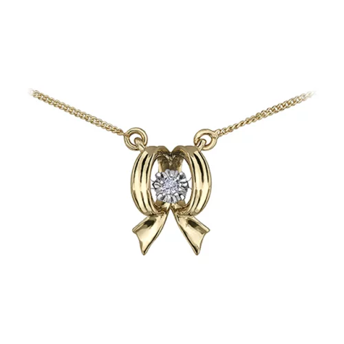 Diamond Pendant in 10K (0.02 CT. T.W.) - Gold
