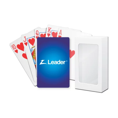 Bridge Playing Cards w/Stock Image and Standard Faces (Standard Card Stock)