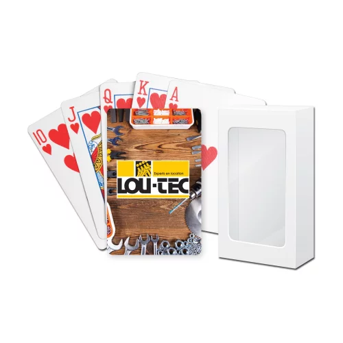 Bridge Playing Cards w/Custom Image & Standard Faces (Standard Card Stock)