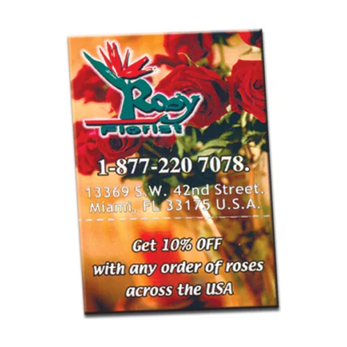 Aimant de coupon rectangulaire (3"x2")