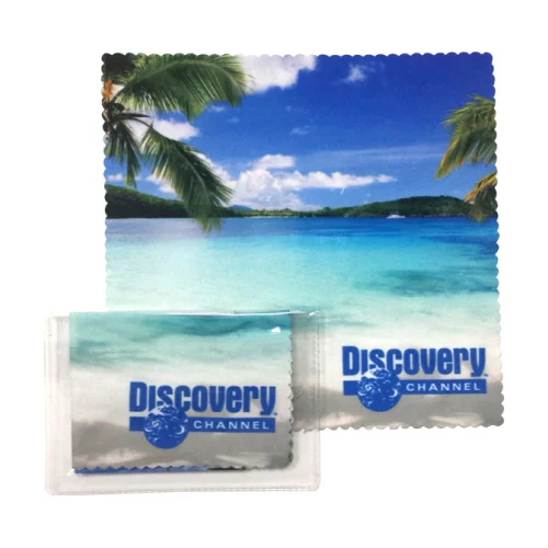 Chiffon en microfibre en couleur complète avec pochette (6" x 6")