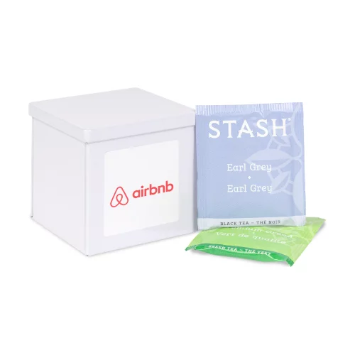Assortiment de thés Stash dans une boîte métallique