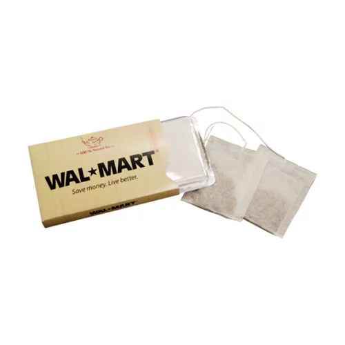 Sachets de thé dans une pochette