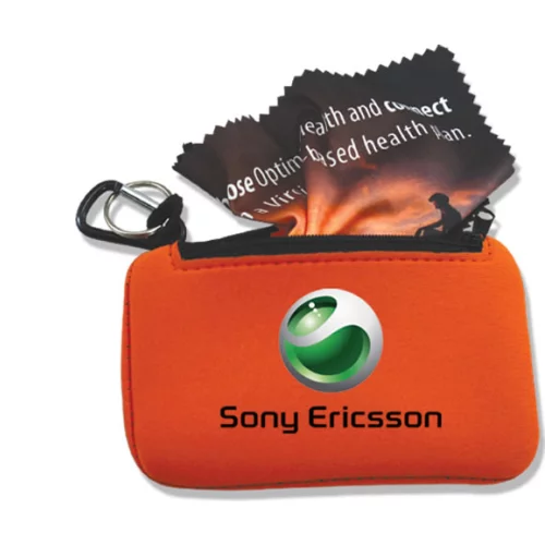 Étui pour téléphone en tissu microfibre 6x6 pouces