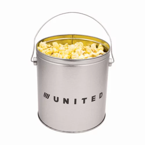 1 boîte de popcorn de 1 gallon/popcorn au beurre