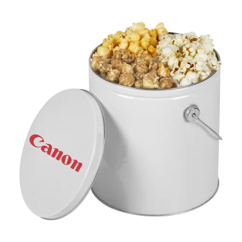1 boîte de popcorn de 1 gallon / trio